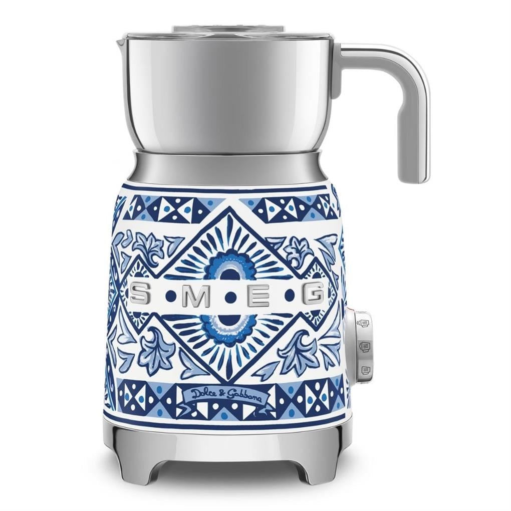 Smeg 50'S Style Retro Blu Mediterrano Süt Köpürtme Makinesi