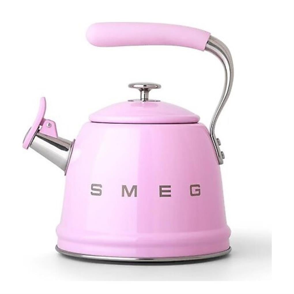 Smeg Pembe Islık Kettle