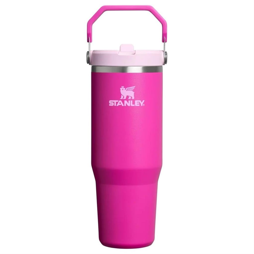 Stanley The IceFlow Flip Straw Pipetli Termos Bardak 0,89 LT - Pembe