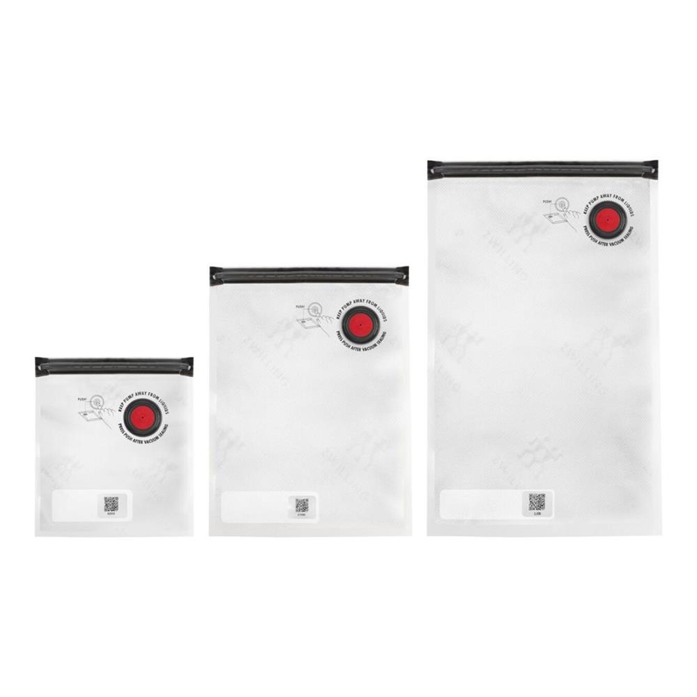 ZWILLING Fresh & Save Vakumlu Poşet Seti, S/M/L / 10-parça