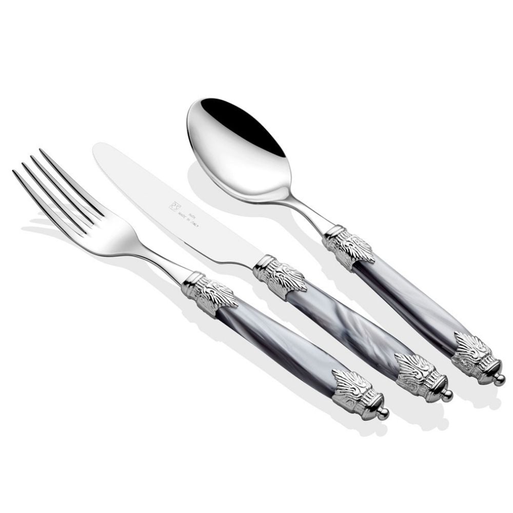 ARİANNA CHROME GRİ 75 PARÇA ÇATAL BIÇAK SETİ