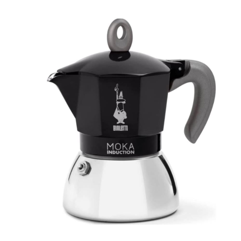 Bialetti İndüksiyon Mokapot Siyah 4 Cup