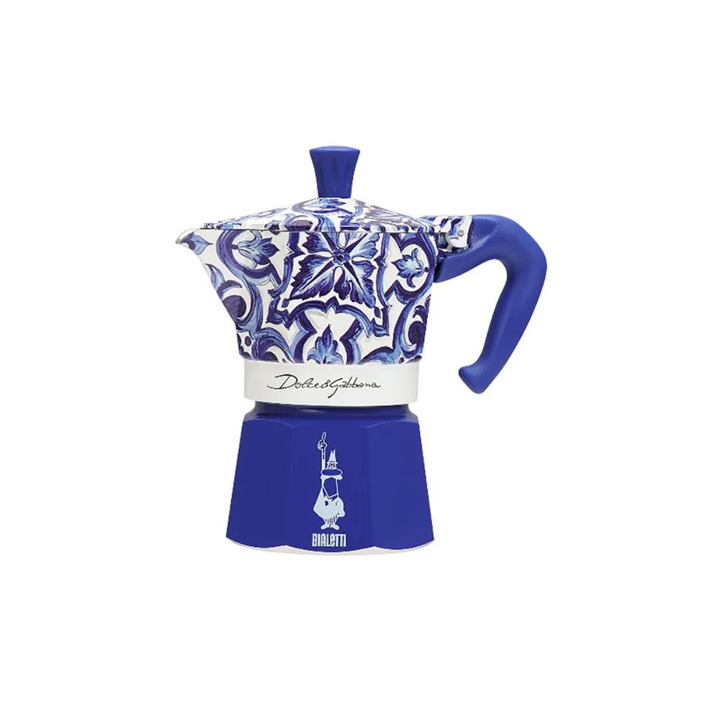Bialetti Moka Express Dolce Gabanna Akdeniz Mavisi 3 Cup