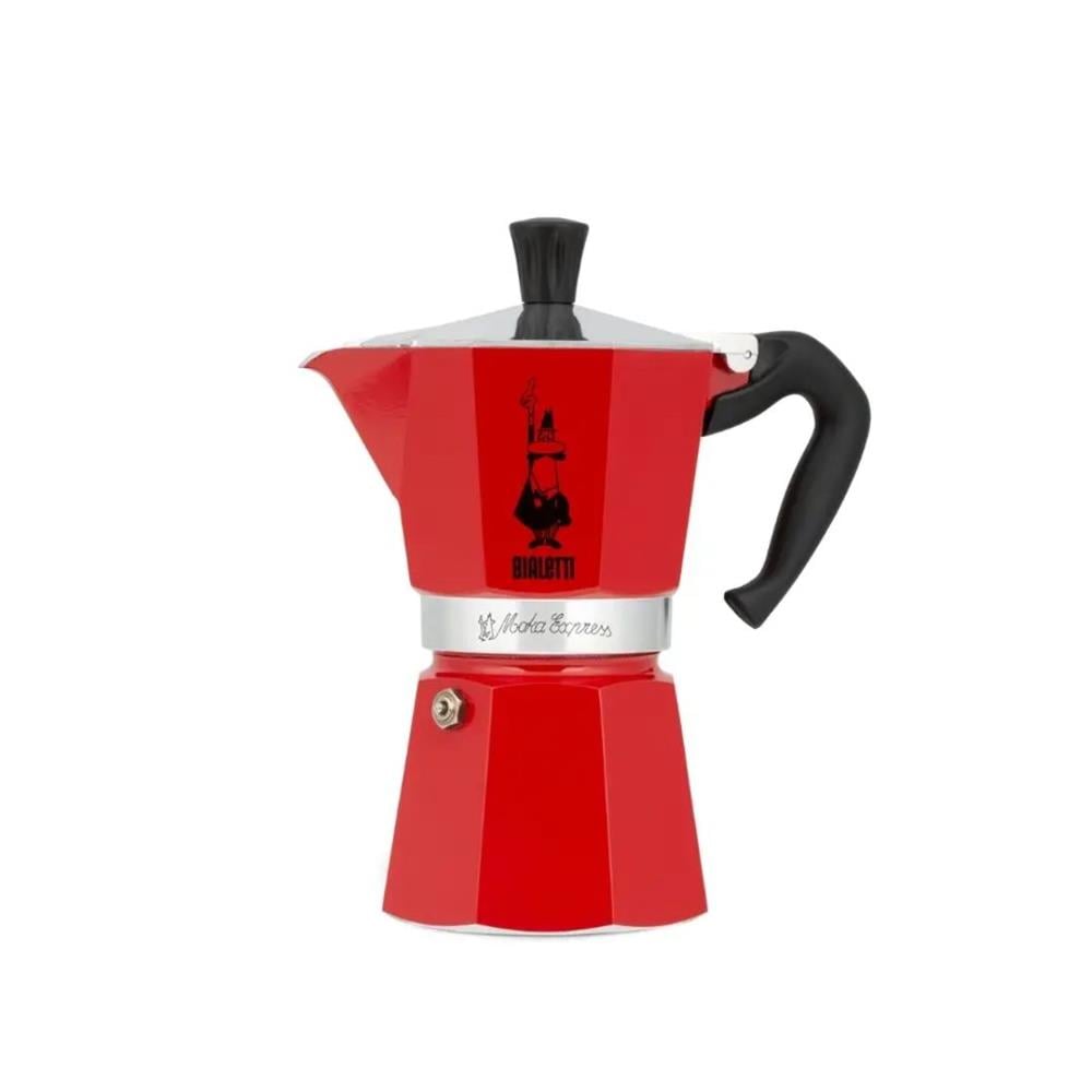 Bialetti Moka Express Kırmızı 3 Cup