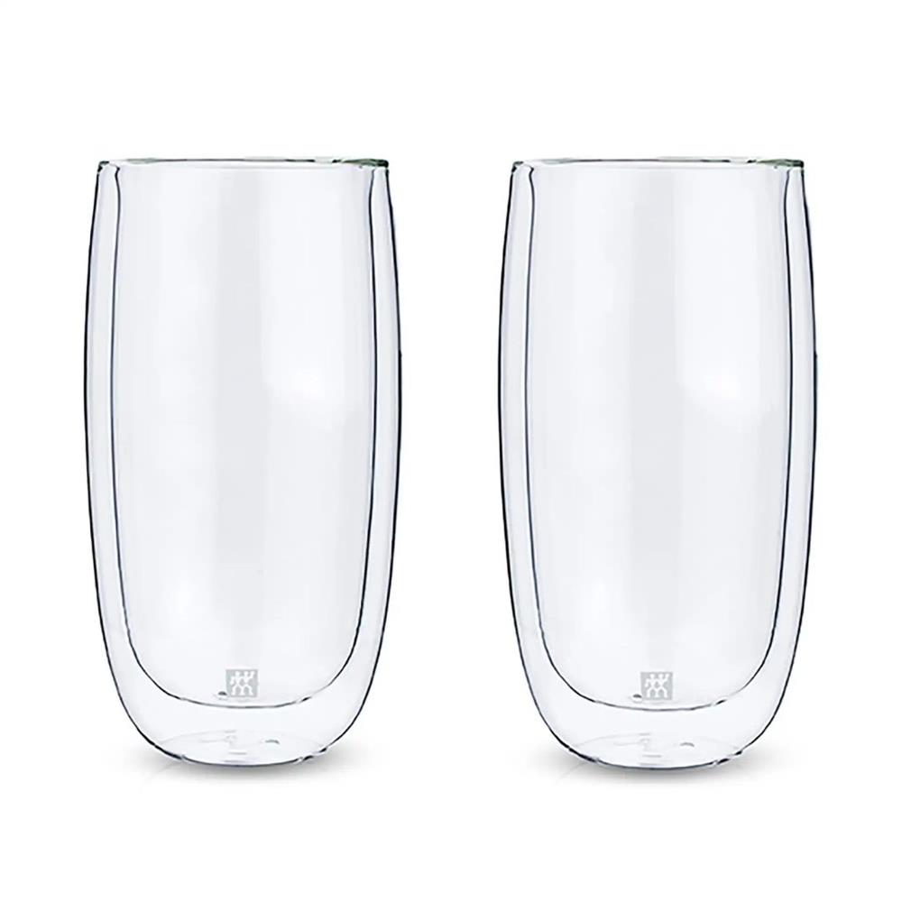 ÇİFT CAMLI 2'Lİ SOĞUK İÇECEK BARDAĞI SETİ - 474 ML