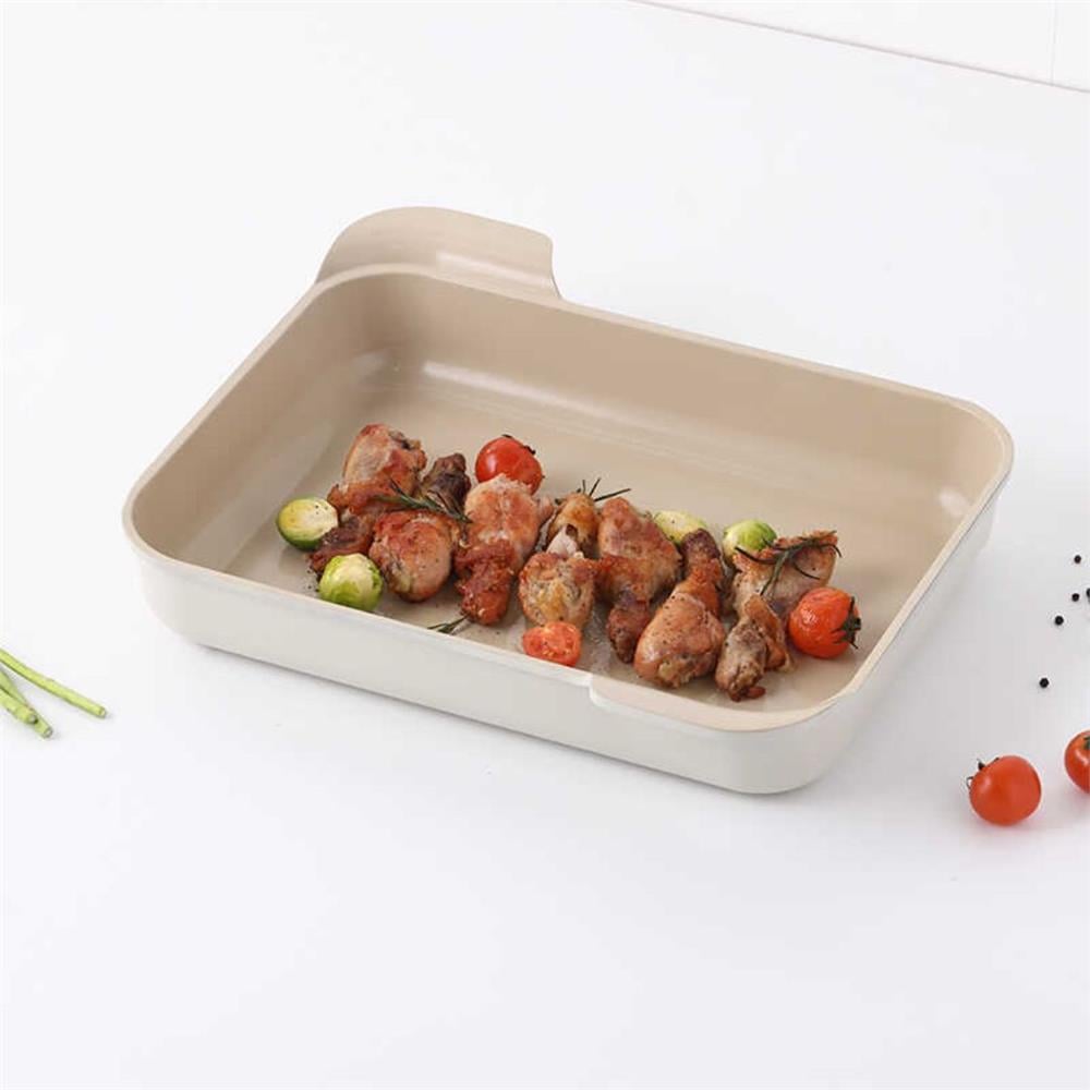 Fika Alüminyum Döküm Dikdörtgen Fırın Tepsisi, Büyük