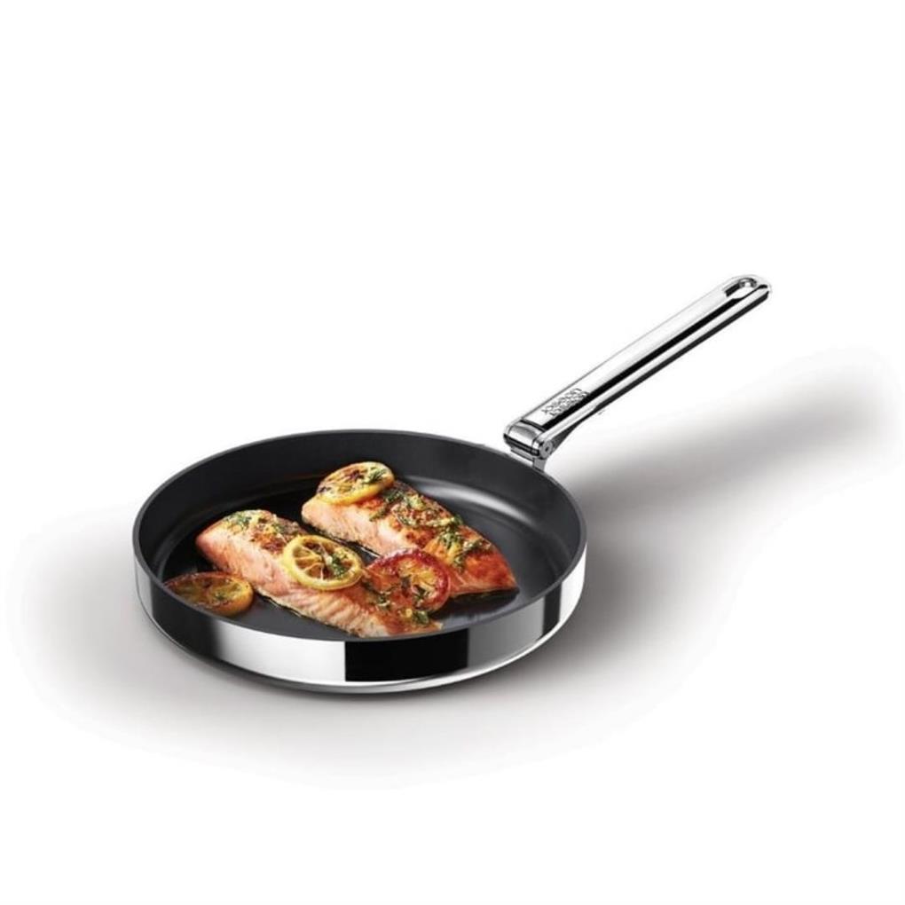 JJ Space 3 Katmanlı Paslanmaz Çelik Seramik Kaplama 24 cm Kızartma Tavası