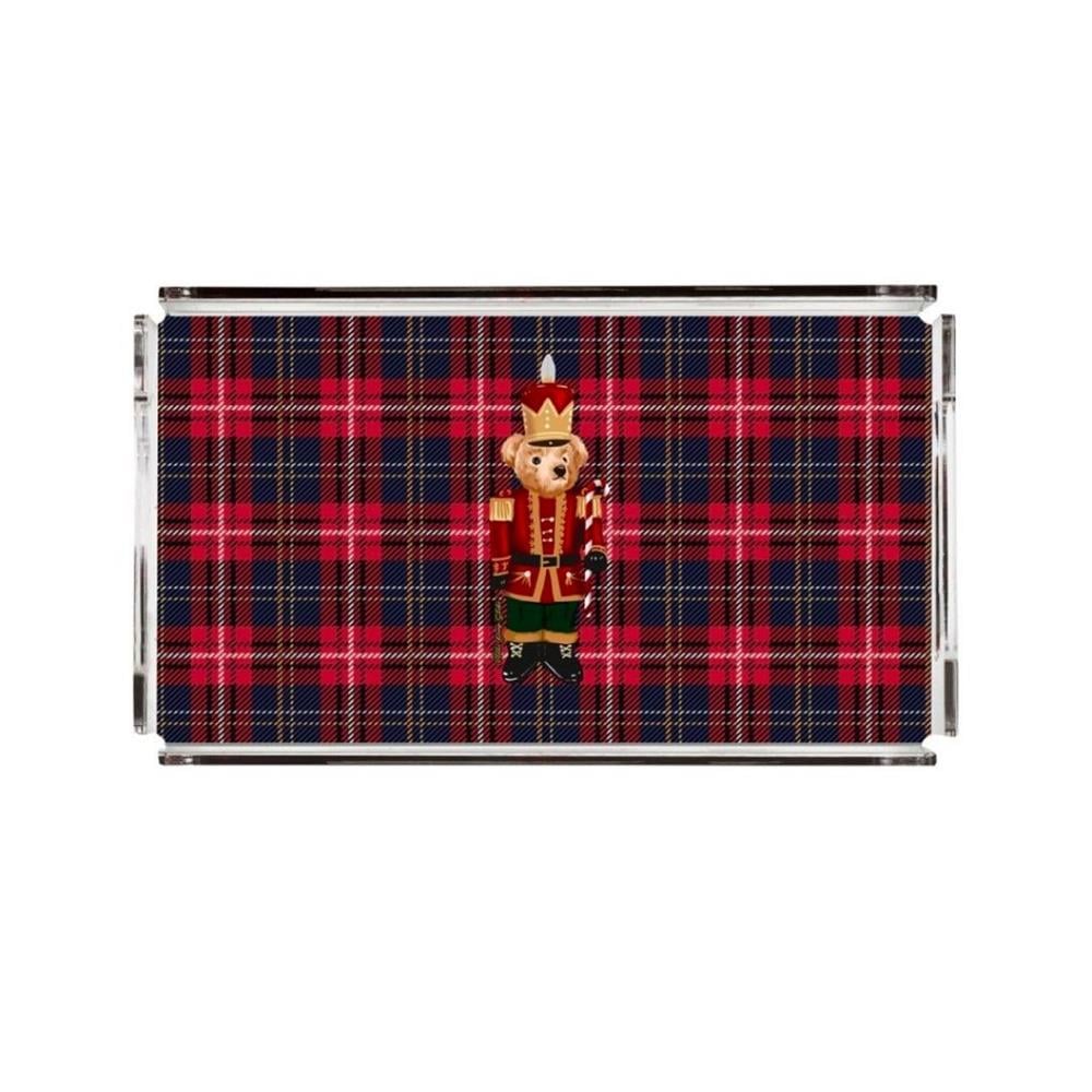 NUTCRACKER TEDDY BEAR 40X20 PLEKSİ TEPSİ