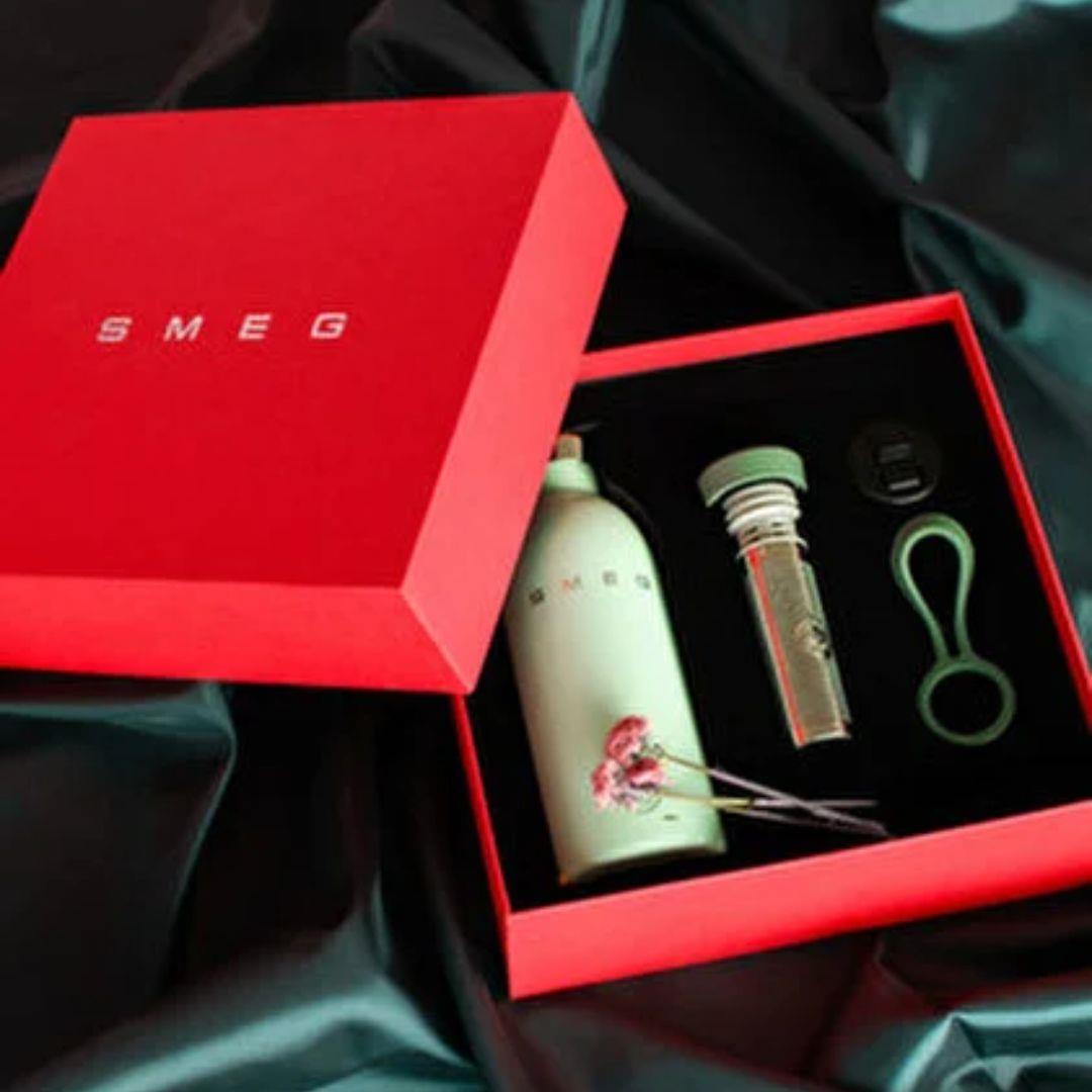 Smeg Pastel Yeşil Termos Hediye Kutusu