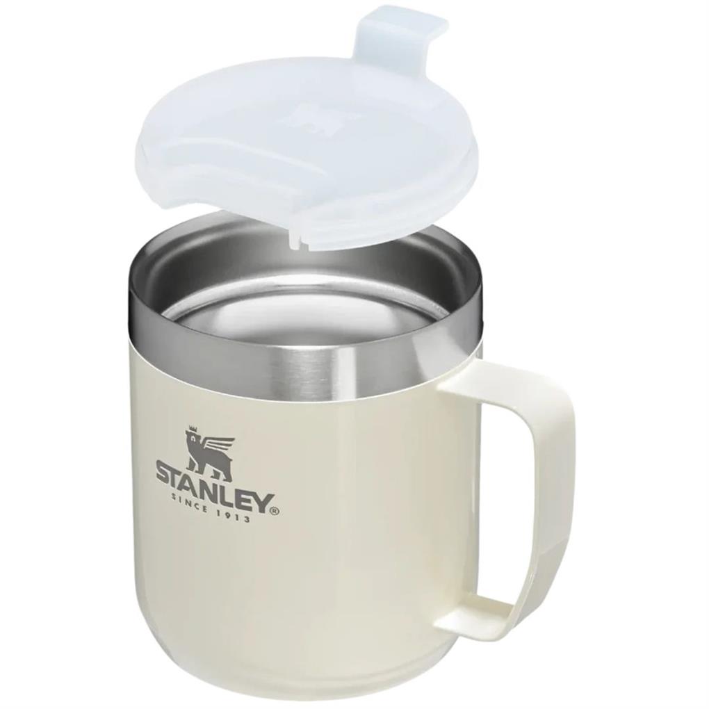 Stanley 1913 Classic Legendary Camp Mug 0.35L - Houdt 1.5 Uur Warm - Vacuüm Geïsoleerde Camping Mok - BPA-Vrij - Vaatwasserbestendig - Roestvrijstalen Thermosbeker - Hammertone Clay
