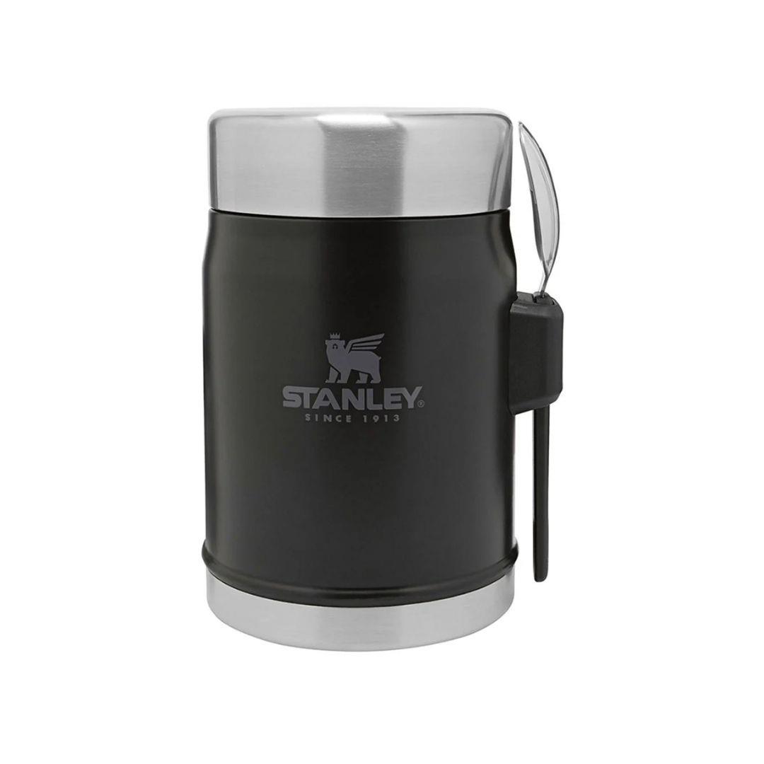 Stanley Klasik Çelik Yemek Termosu Kaşıklı 0.40 Lt - Siyah