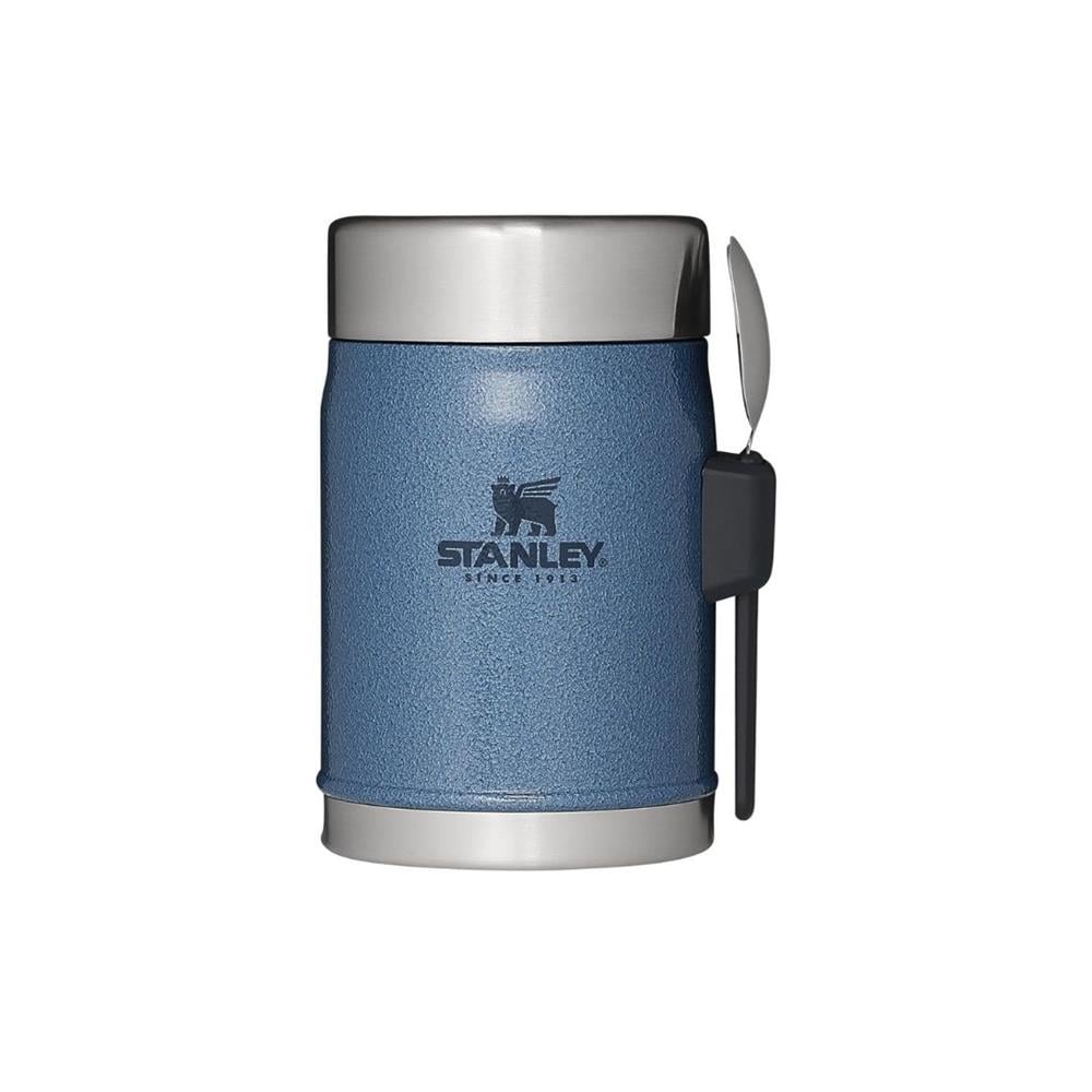 Stanley Klasik Paslanmaz Çelik Yemek Termosu Kaşıklı 0,40 LT Koyu Mavi