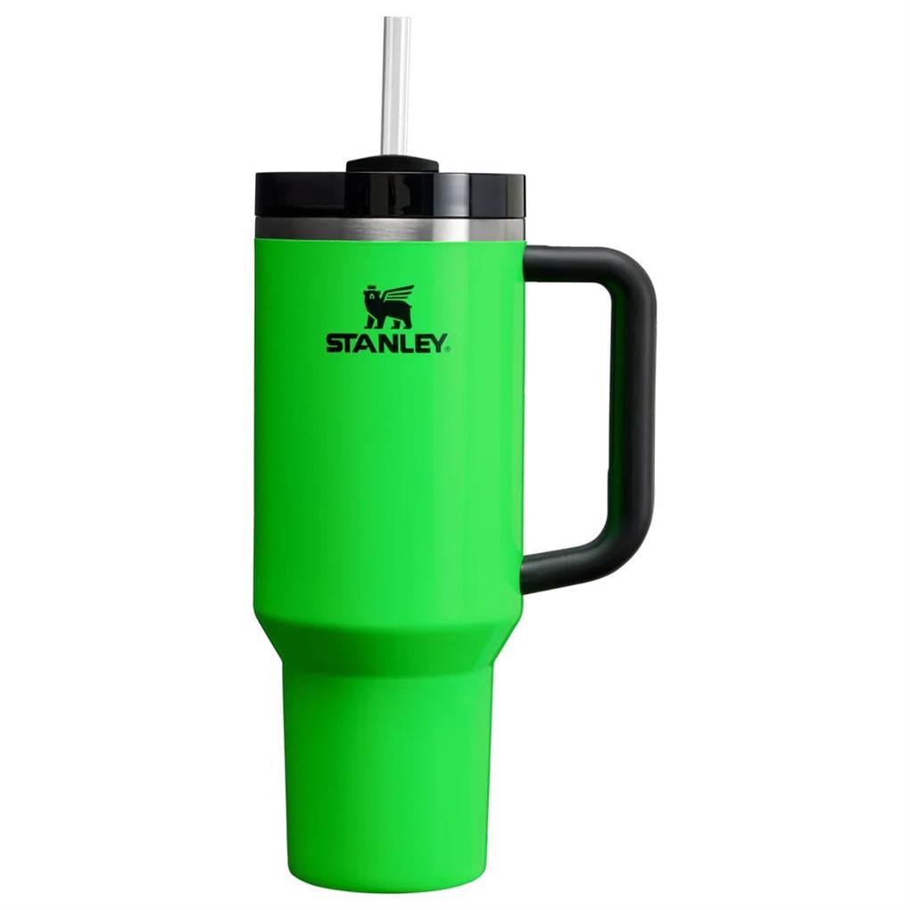 Stanley Quencher Pipetli Termos Bardak 1.18 Lt - Neon Yeşil
