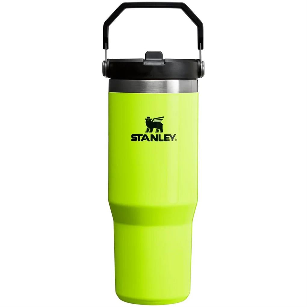 Stanley The IceFlow Flip Straw Pipetli Termos Bardak 0.89 LT - Neon Sarı