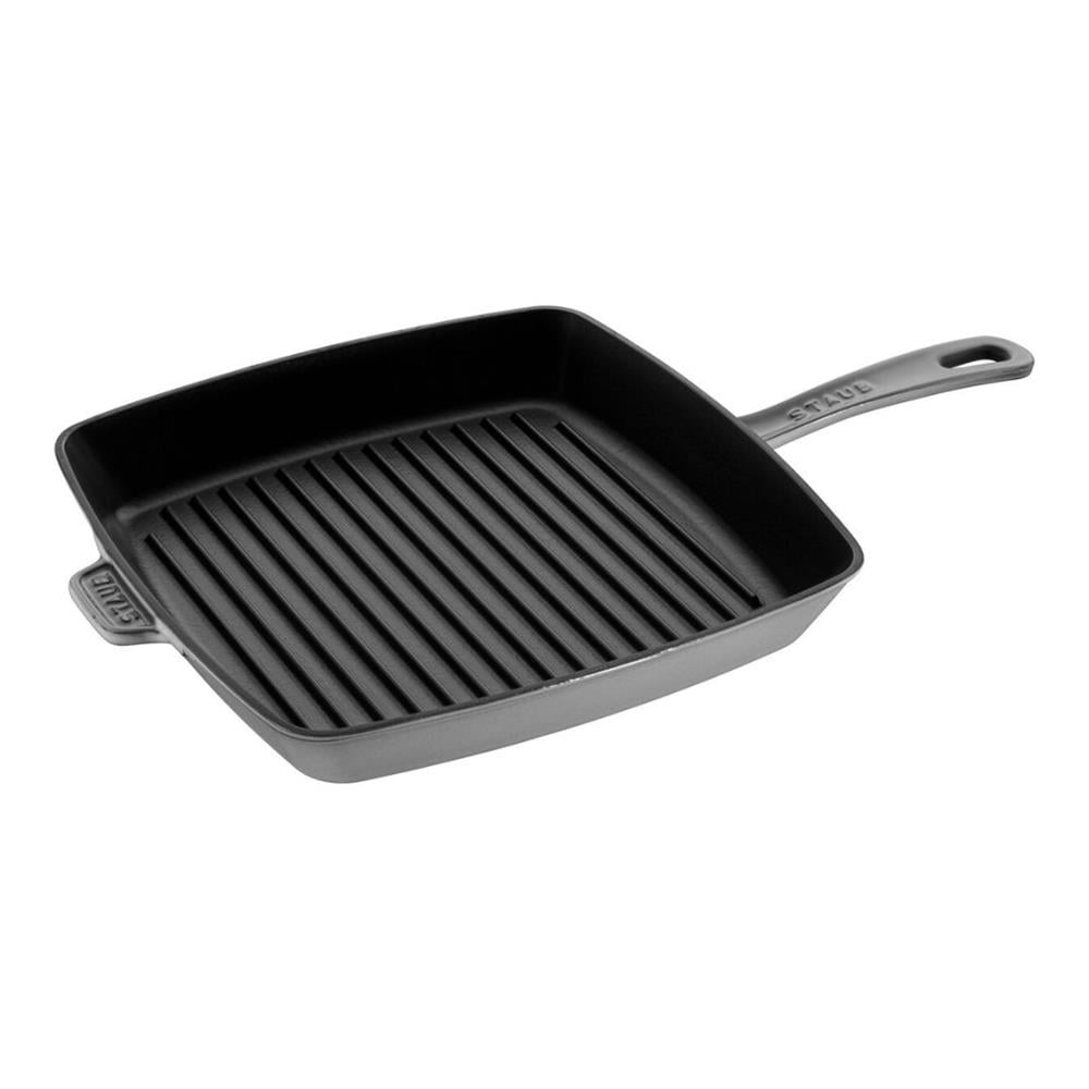 Staub Döküm Demir Amerikan Izgara Tava 30 cm Grafit Gri