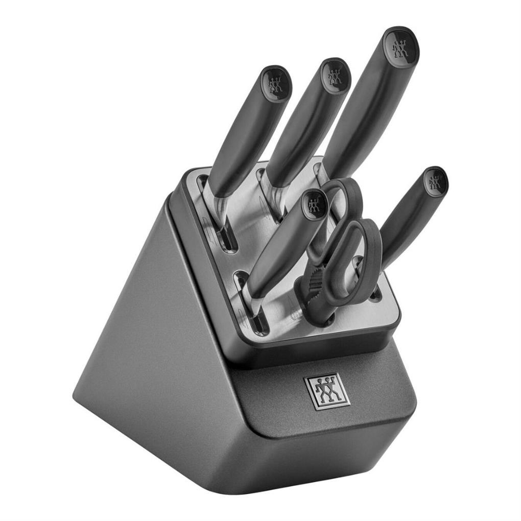 Zwilling AllStar 7-parça, Blok Bıçak Seti, Siyah, Antrasit
