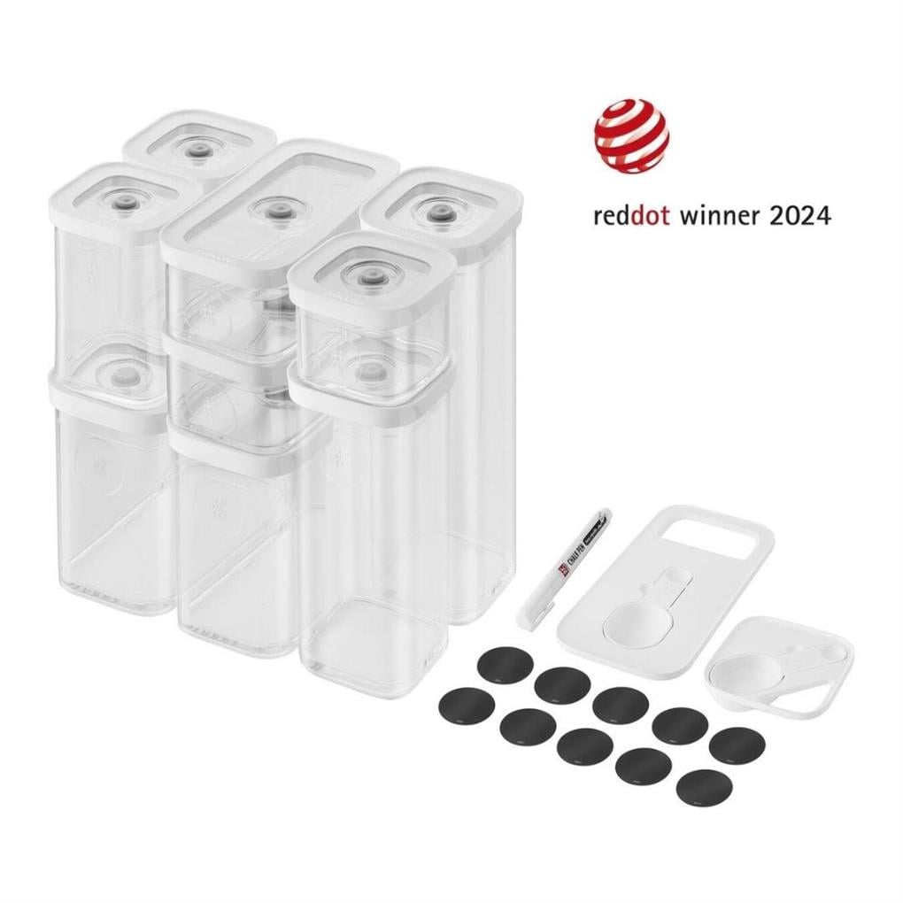 Zwilling Fresh & Save Cube Set, S/M / 12-parça, şeffaf-beyaz