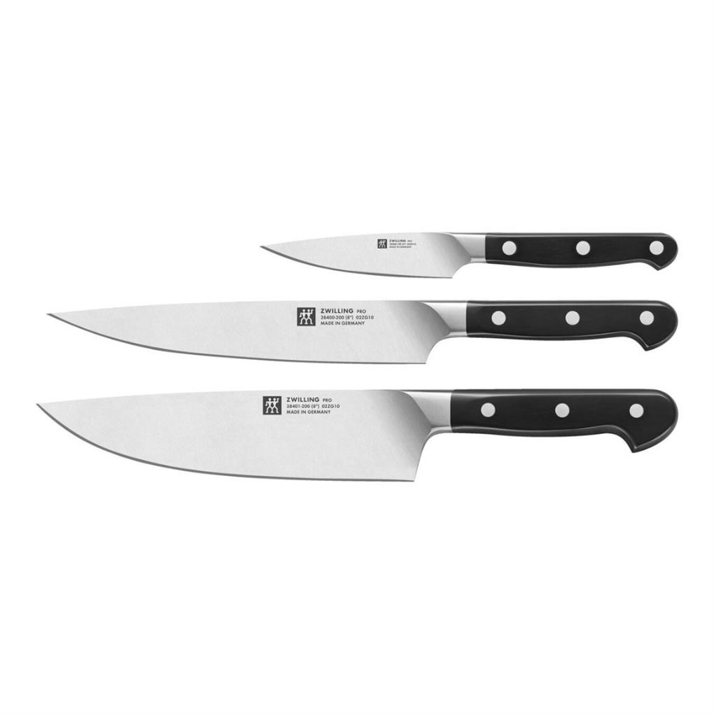 Zwilling Pro Bıçak Seti | Özel Formül Çelik | 3-parça