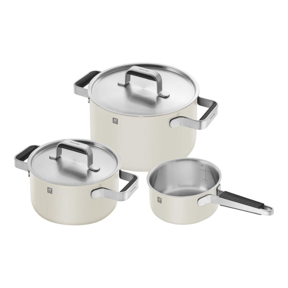 Zwilling Pure Tencere Seti 3 Parça Fildişi