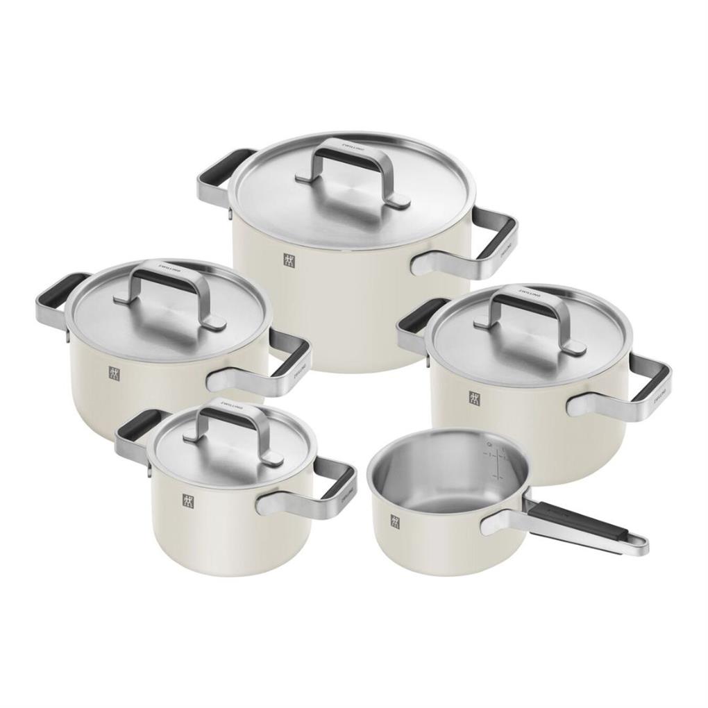 ZWILLING Pure Tencere ve Tava Seti, 5-parça, 18/10 Paslanmaz Çelik