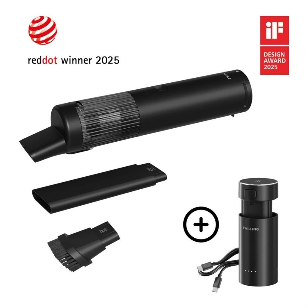 Zwilling Xtend Kablosuz Elektrik Süpürgesi Başlangıç Seti, Bataryalı