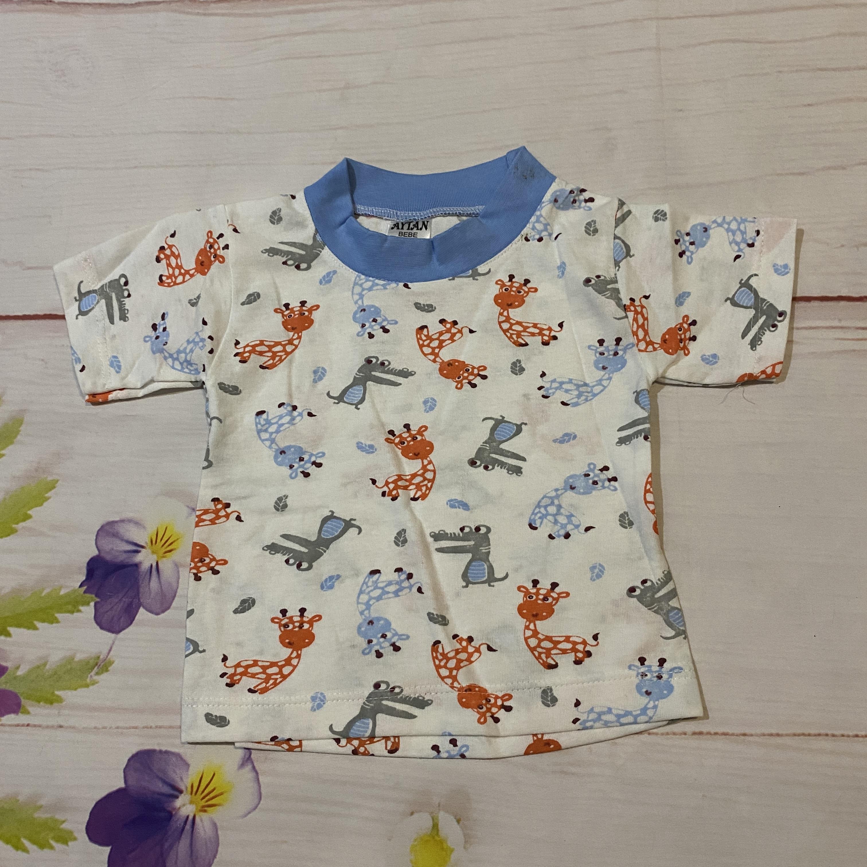 Baskılı Bebek Çocuk Tişörtü
