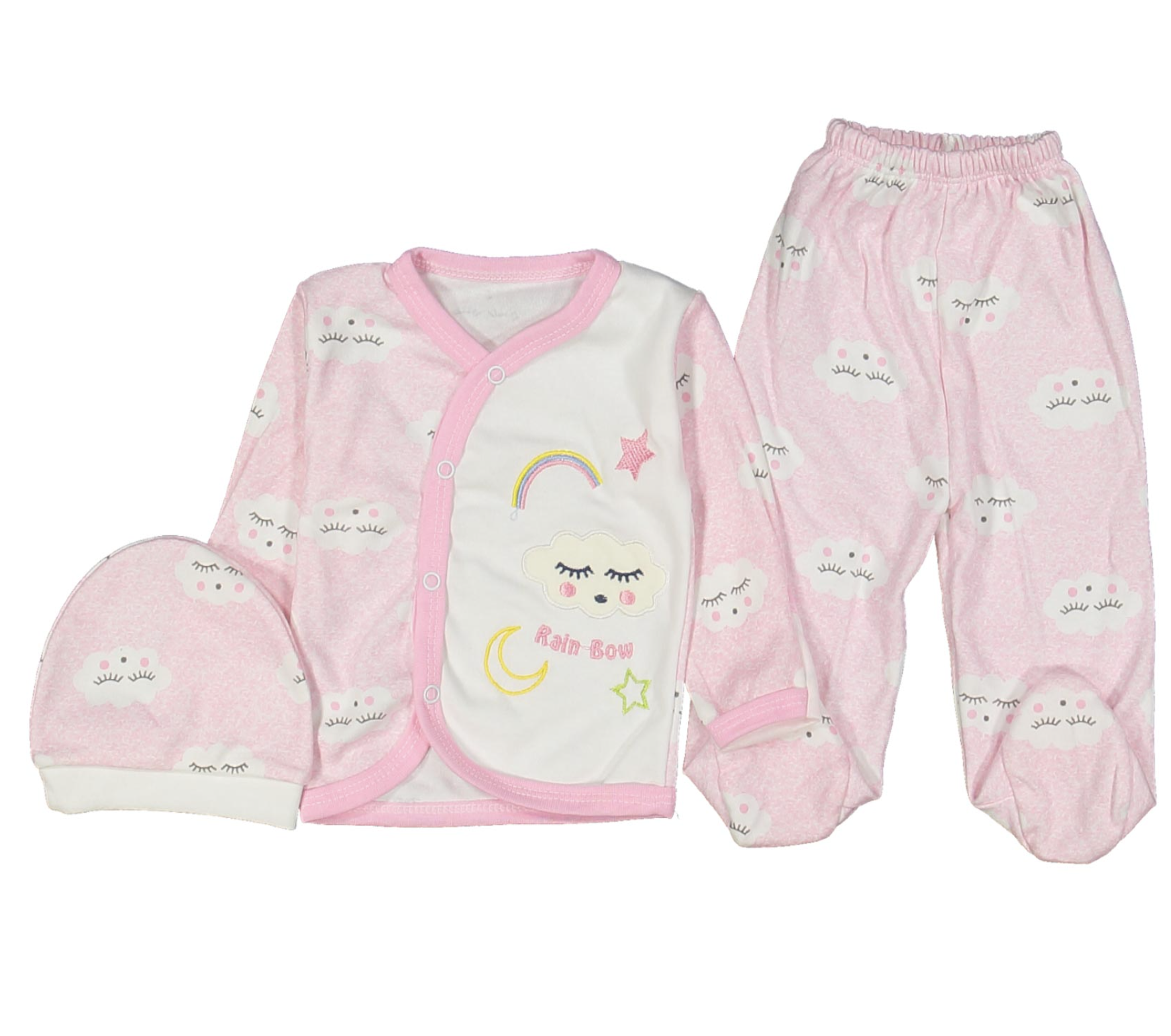 Kendinden Eldivenli Bebek Hastane Çıkışı Seti