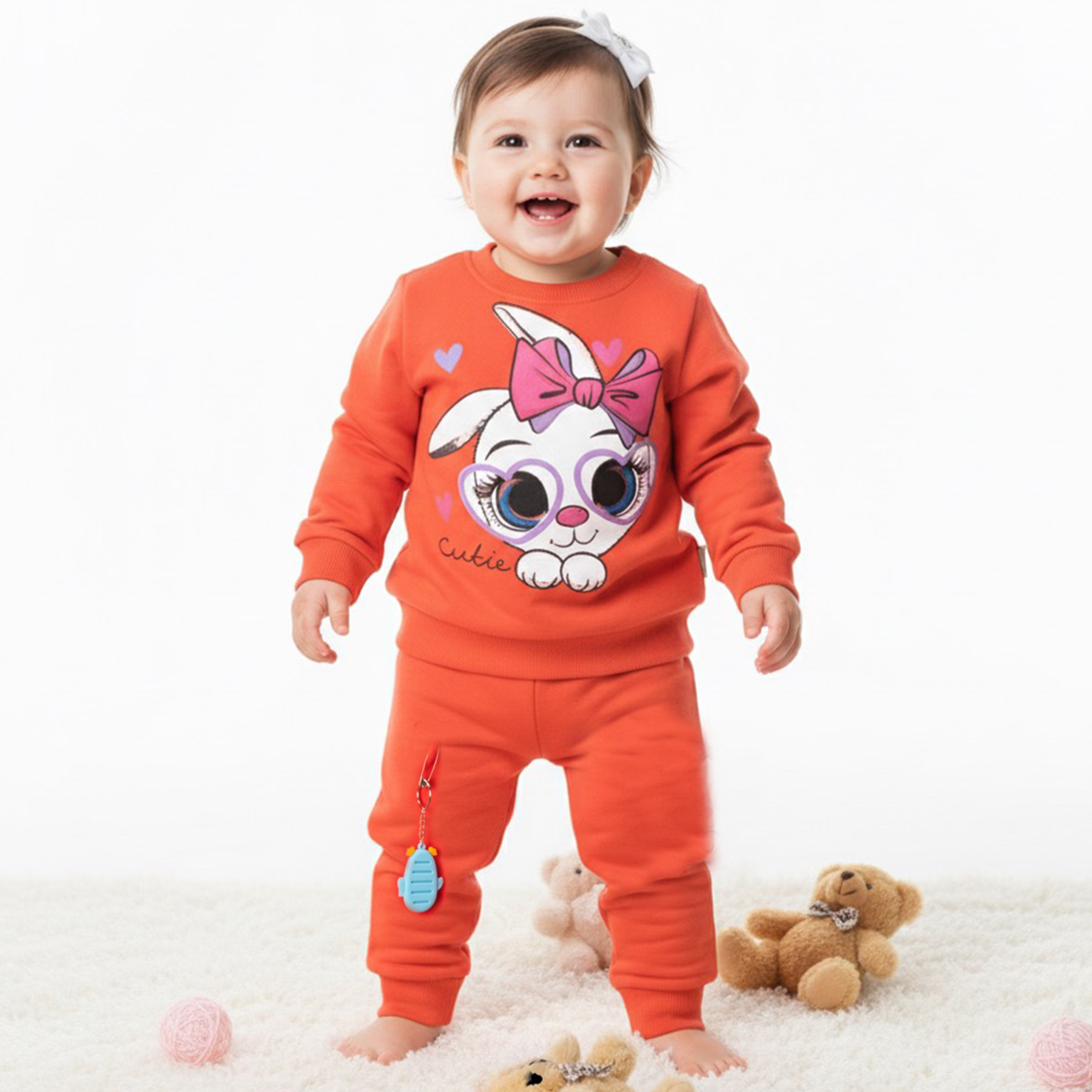Kışlık Bebek Takımı 9-24 Ay (Oyuncaklı)