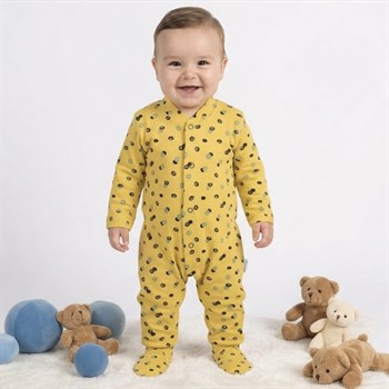 Necixs Puanlı Önden Çıtçıtlı Tulum 0-3-6 Ay