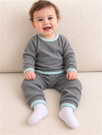 PİKE KUMAŞ PİJAMA TAKIMI