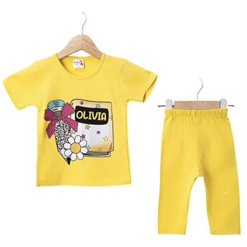 Taytlı Bebek Çocuk Tunik Takım 2-3-4-5 Yaş