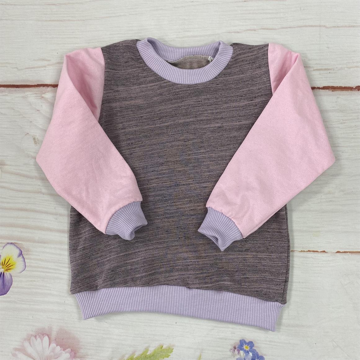 2-3 Yaş 2 İplik Şardonsuz Çocuk Sweatshirt