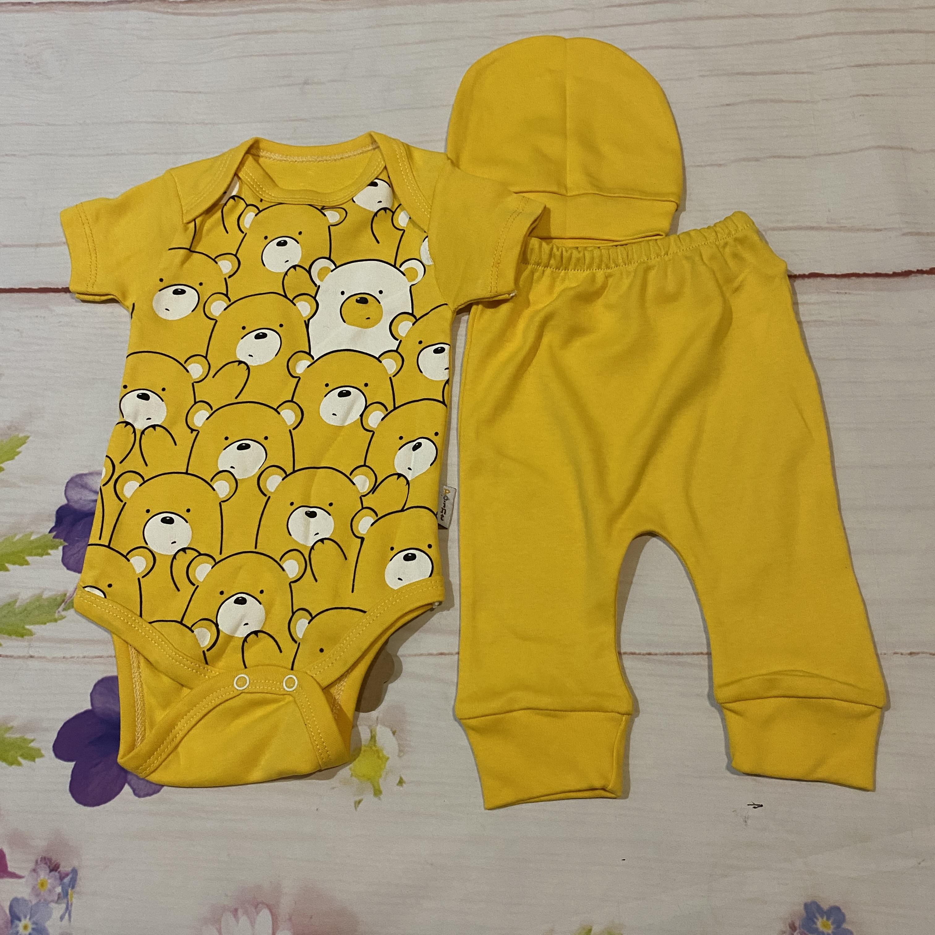 3'lü Bebek Body Seti