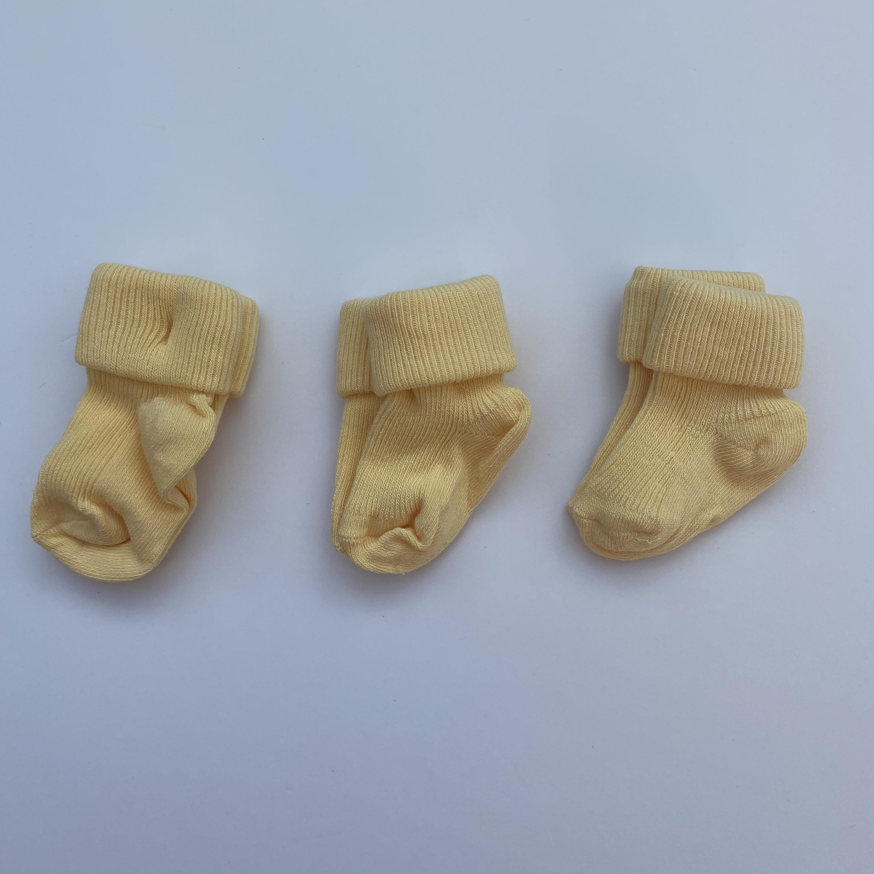 3'lü Çorap Seti 0-3 Ay