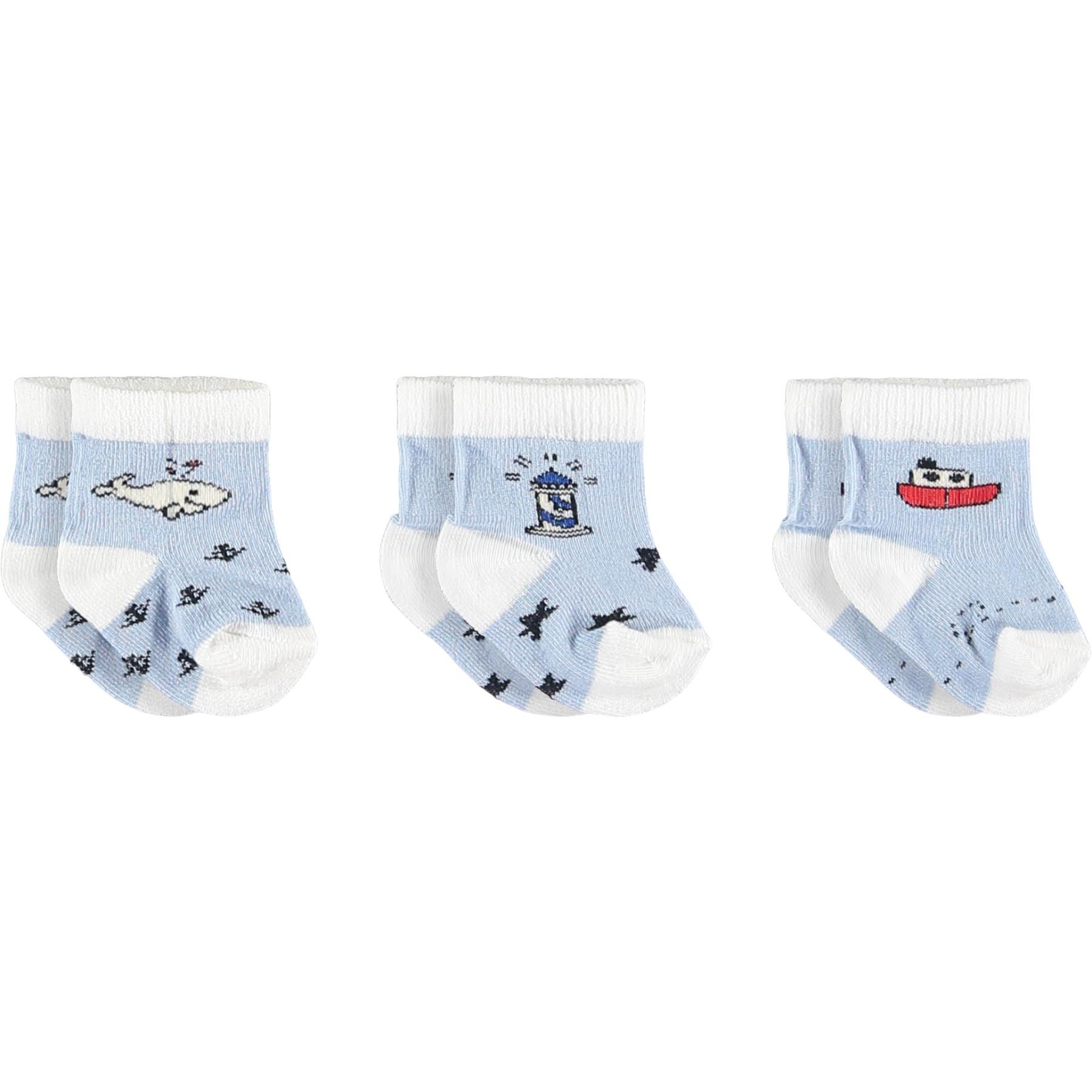 3'lü Çorap Seti 0-6 Ay