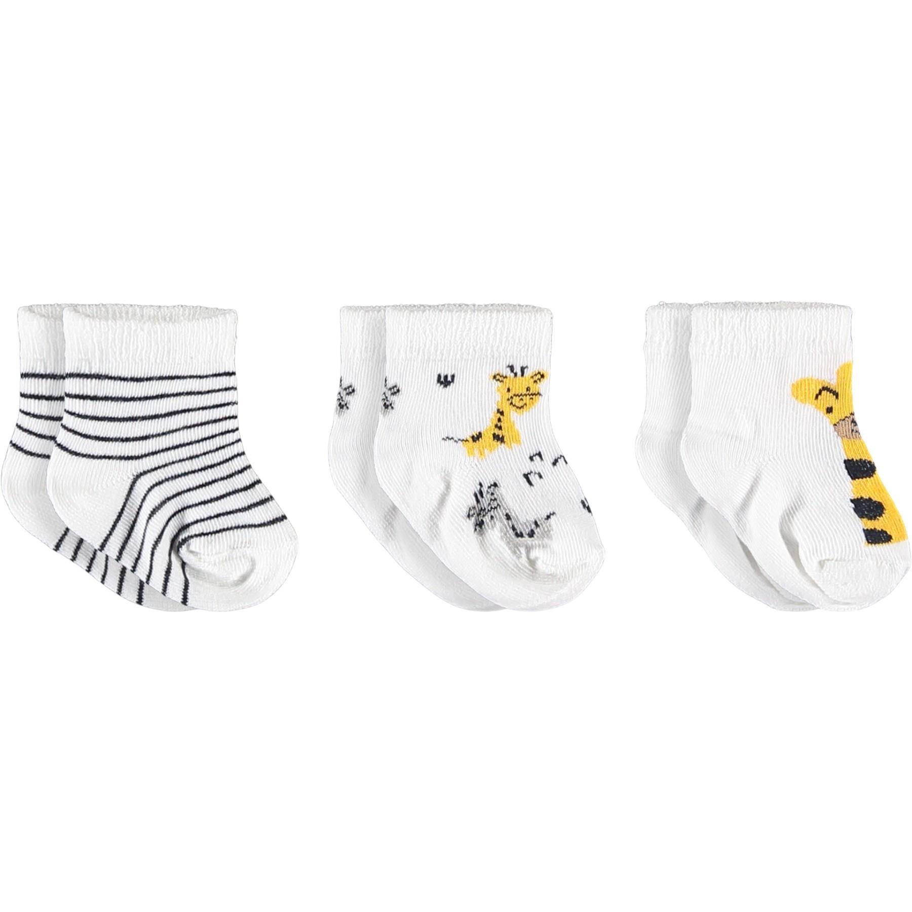 3'lü Çorap Seti 0-6 Ay