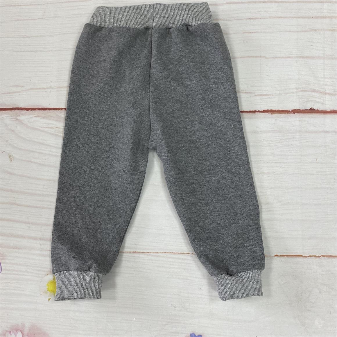 6-12 Ay 3 İplik Şardonsuz Bebe Eşofman