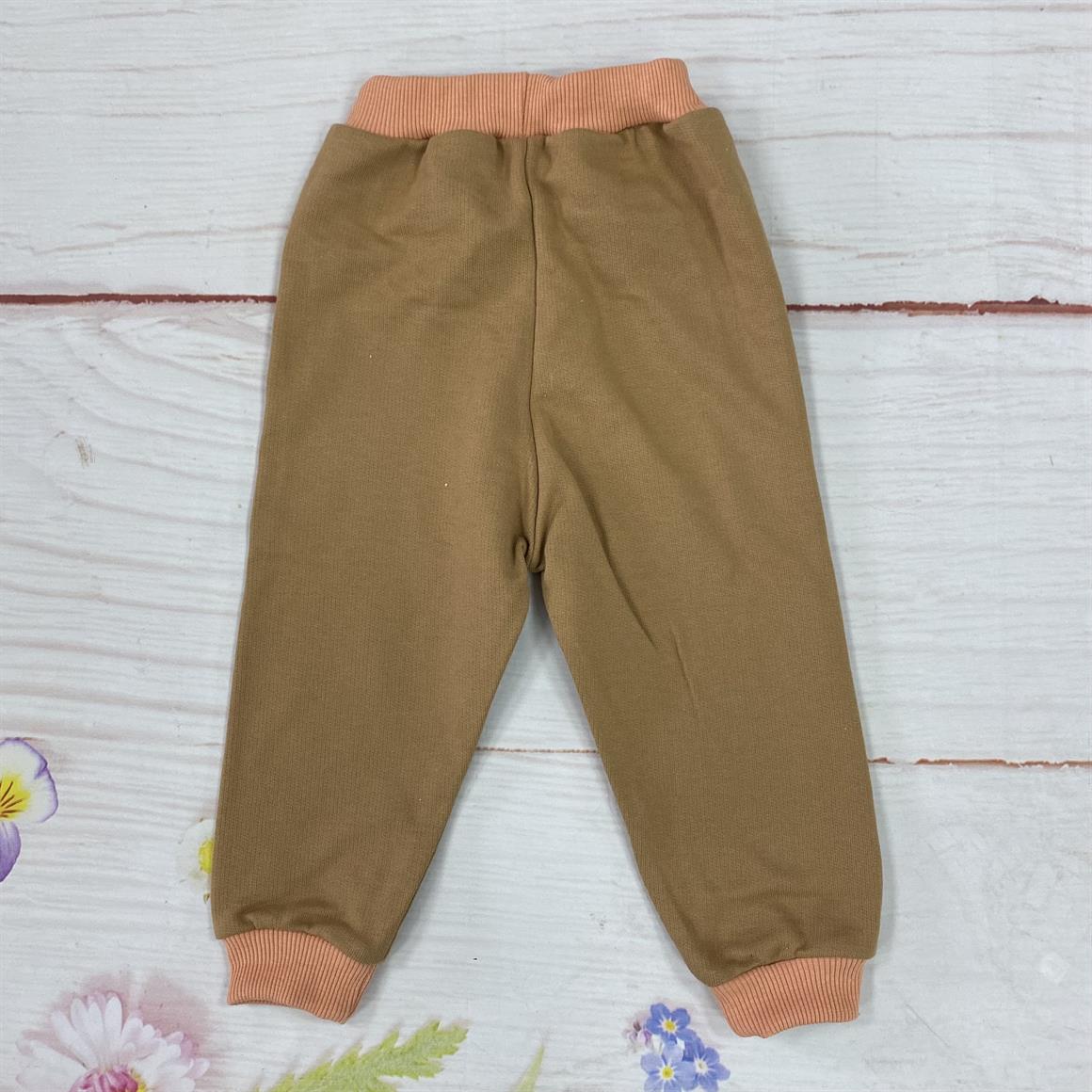 6-12 Ay 3 İplik Şardonsuz Bebe Eşofman
