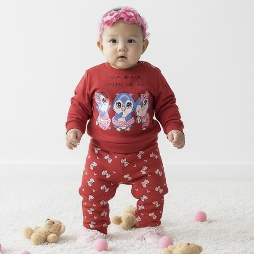 Baskılı Bebek Takımı