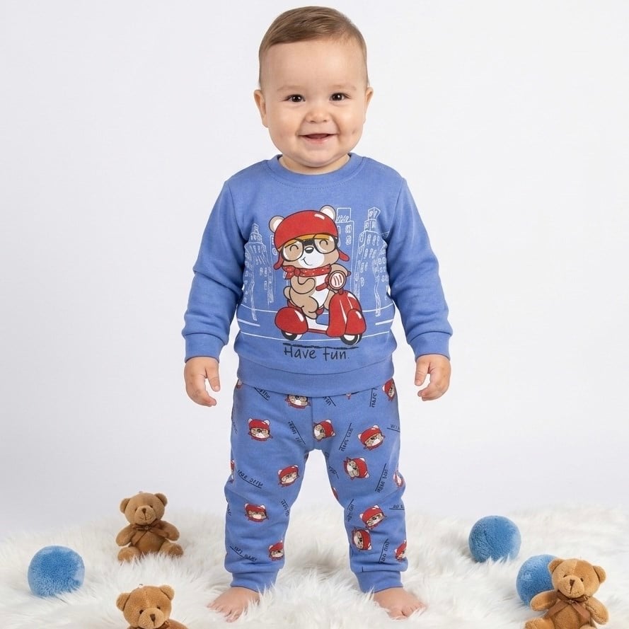 Baskılı Bebek Takımı 9 Ay