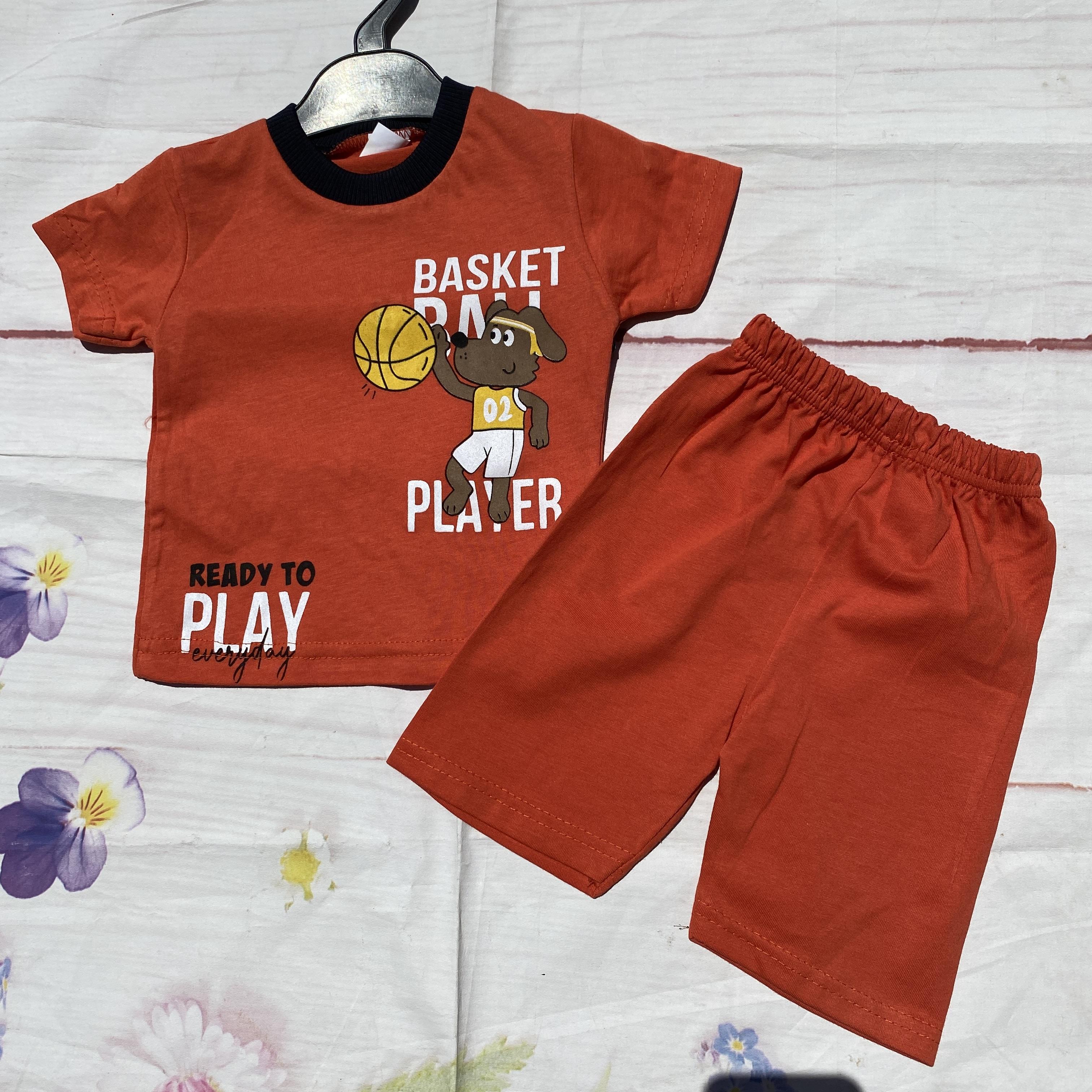 Baskılı Şort Takımı 6-18 Ay