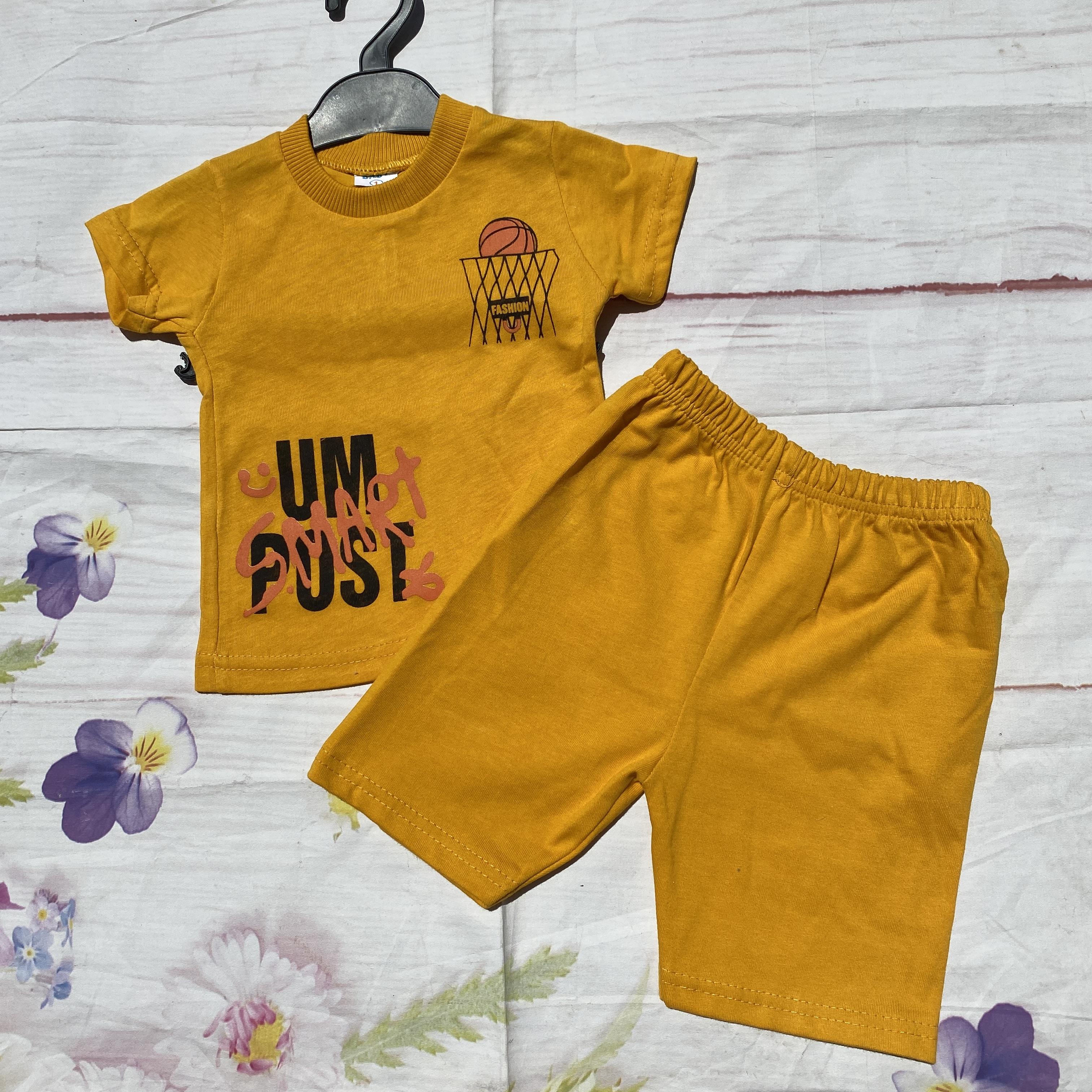 Baskılı Şort Takımı 6-18 Ay