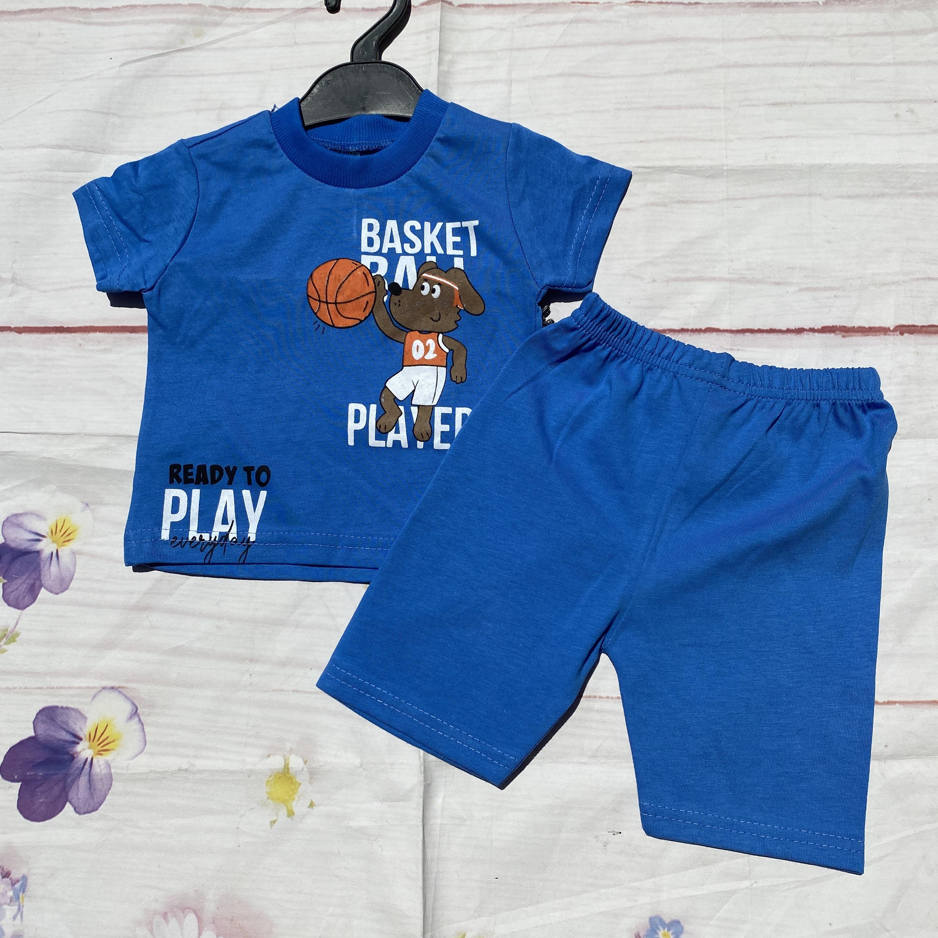 Baskılı Şort Takımı 6-18 Ay