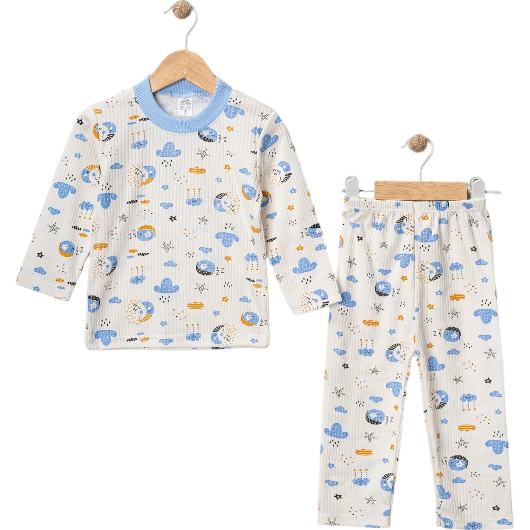 Bulutlu Pijama Takımı 9-12-18 Ay