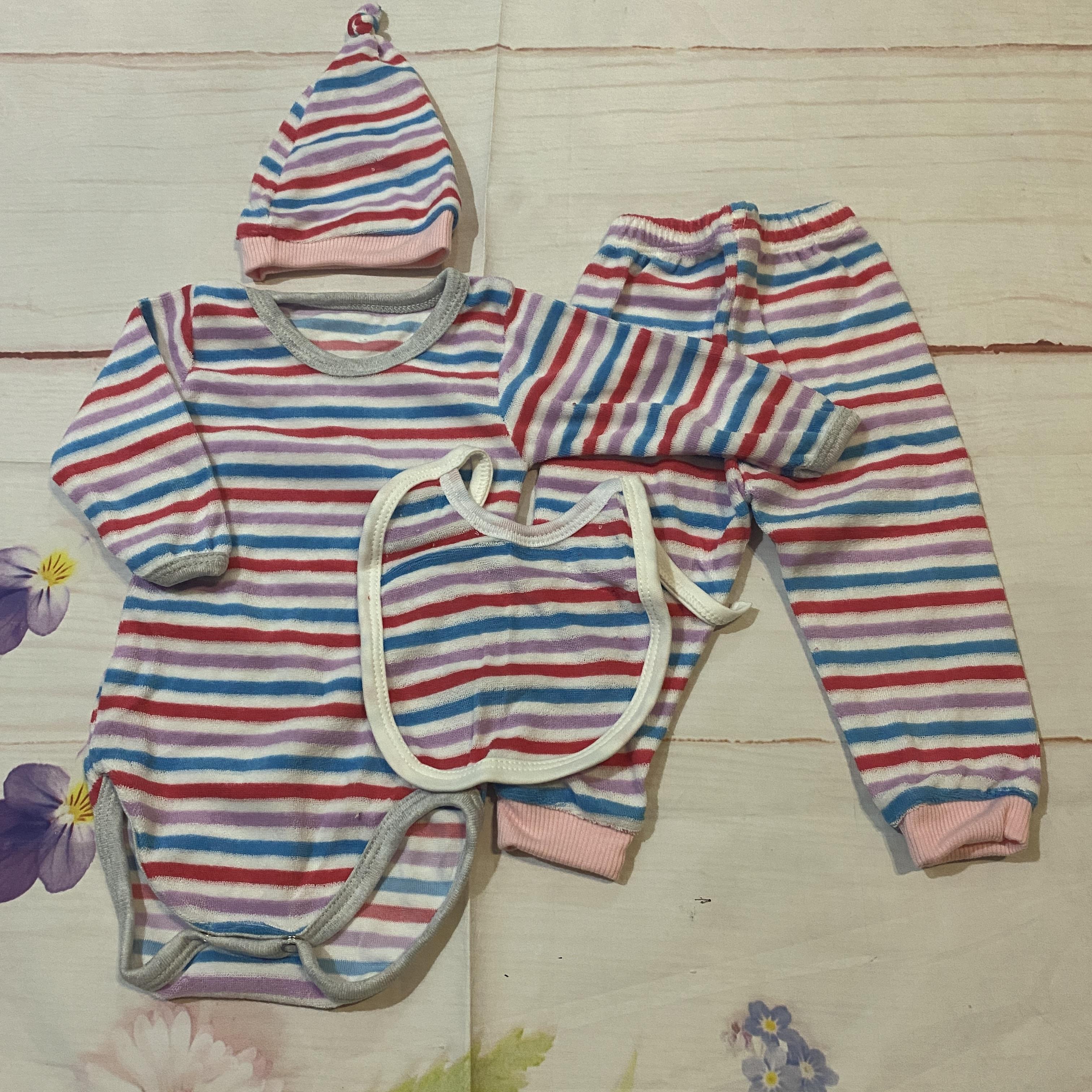 Havlu Kumaş Bebek Body Seti
