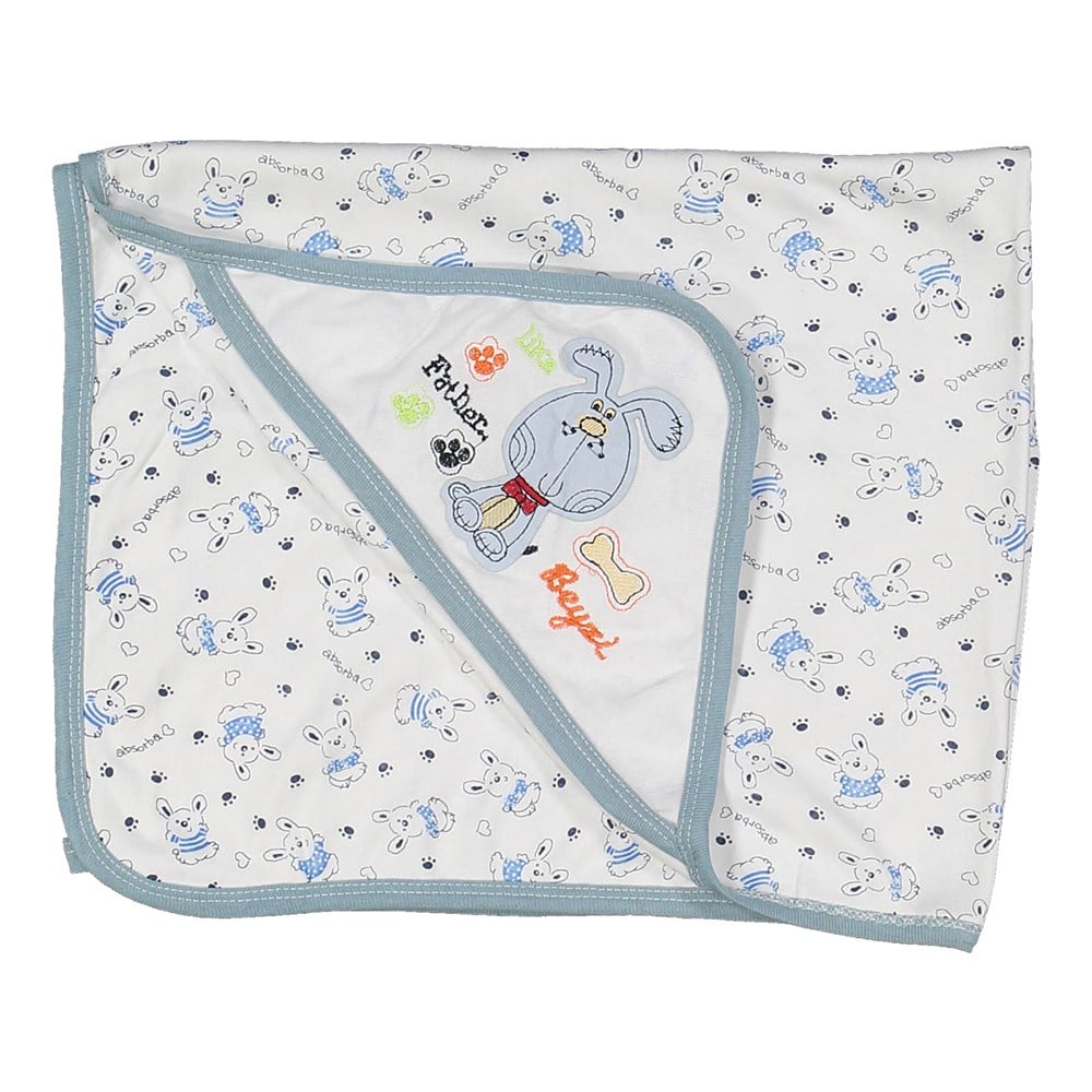 Kafadan Geçmeli Çift Kat Kundak Penye Battaniye 80*90cm