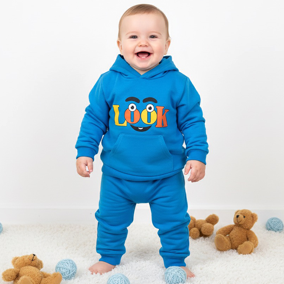 Kapşonlu Takım 0/3/6 Ay