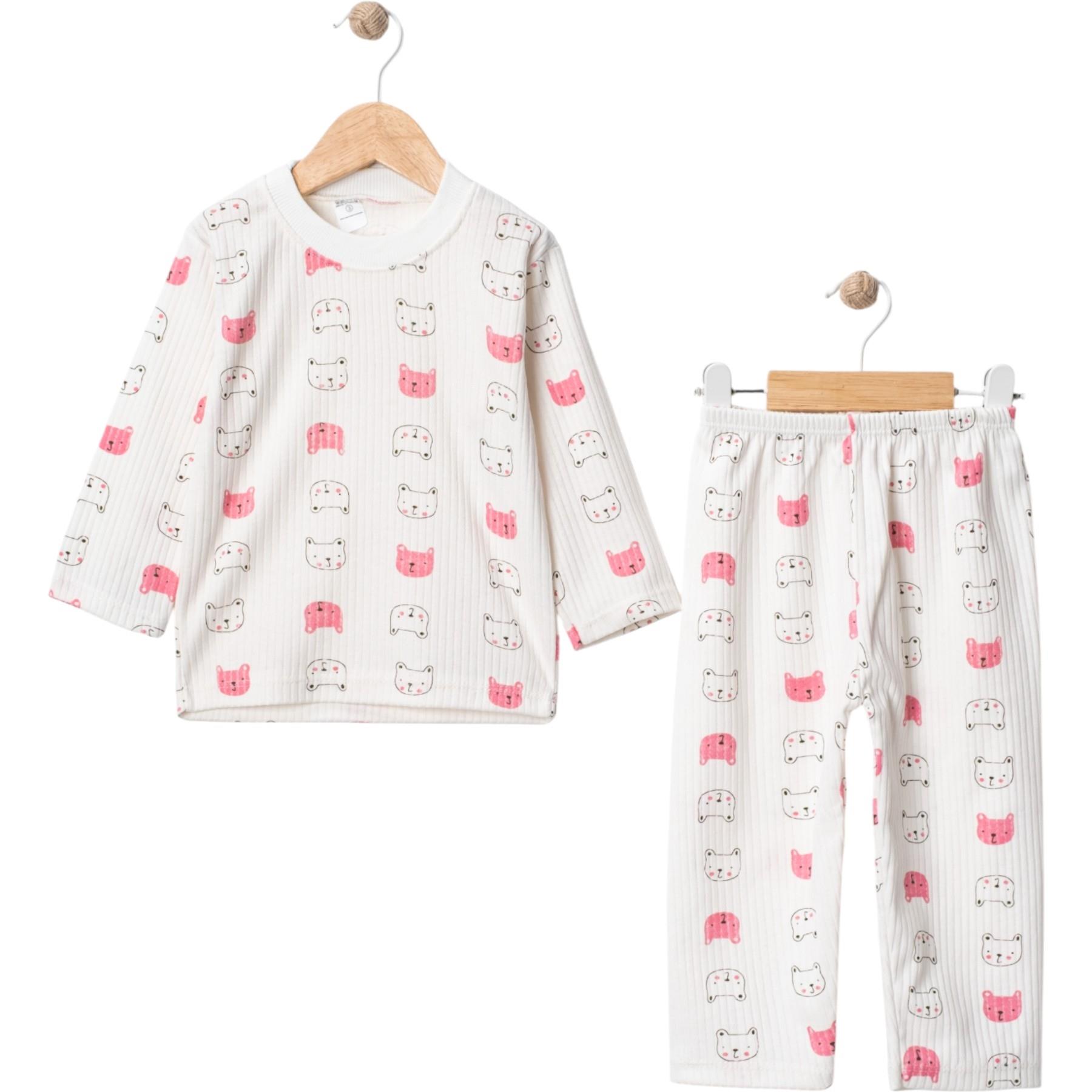 Kedili Pijama Takımı 9-12-18 Ay