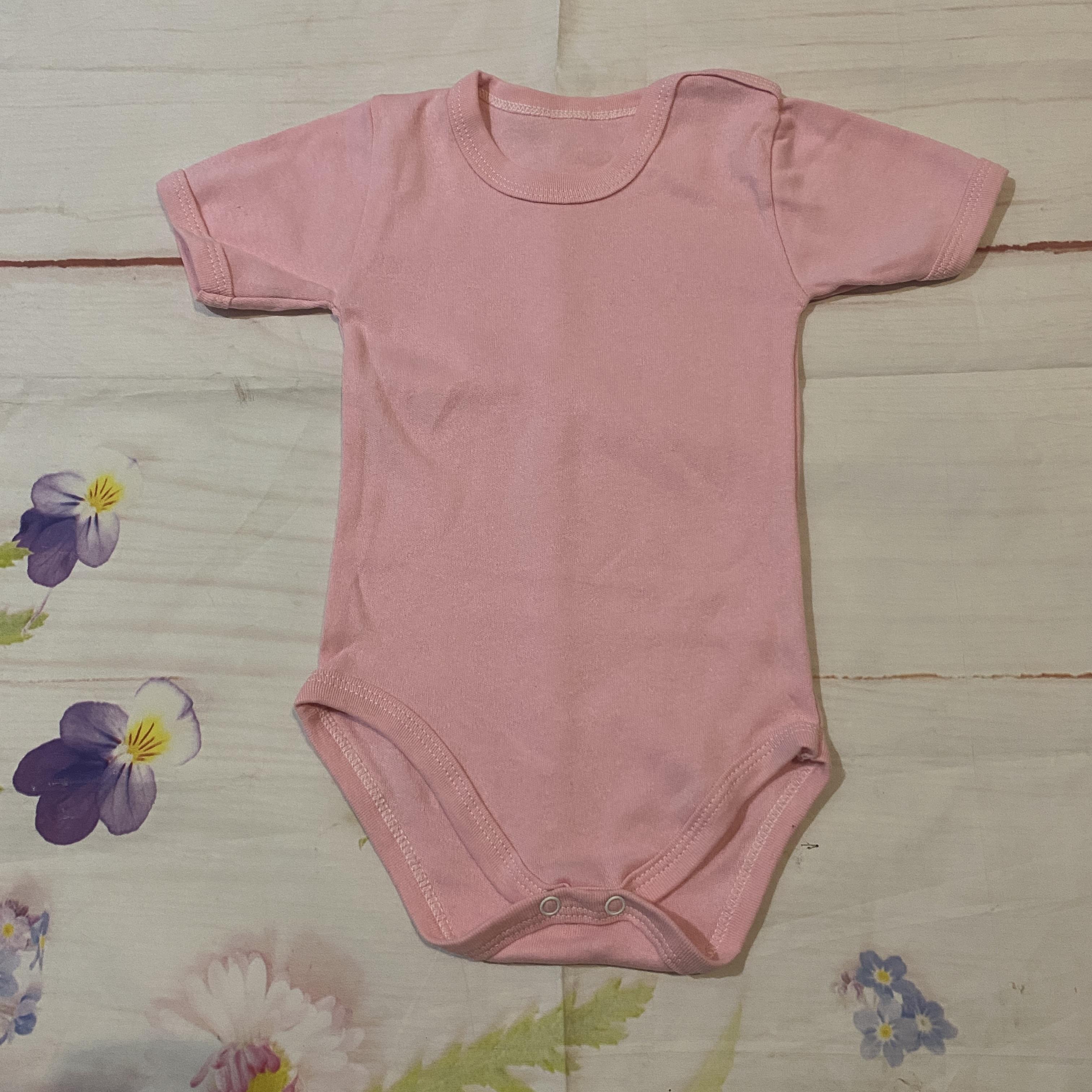 Kısa Kollu Çıtçıtlı Bebek Body