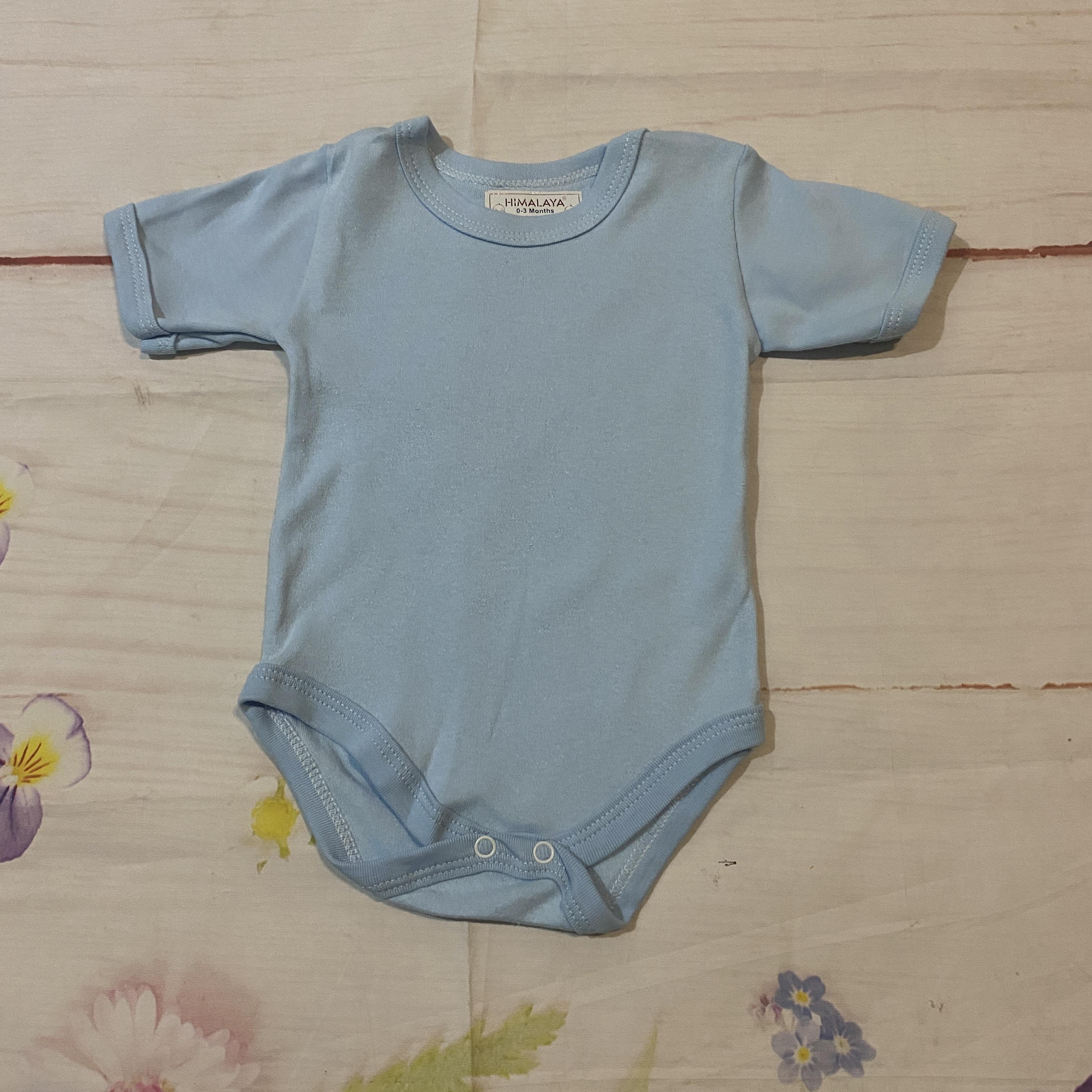 Kısa Kollu Çıtçıtlı Bebek Body
